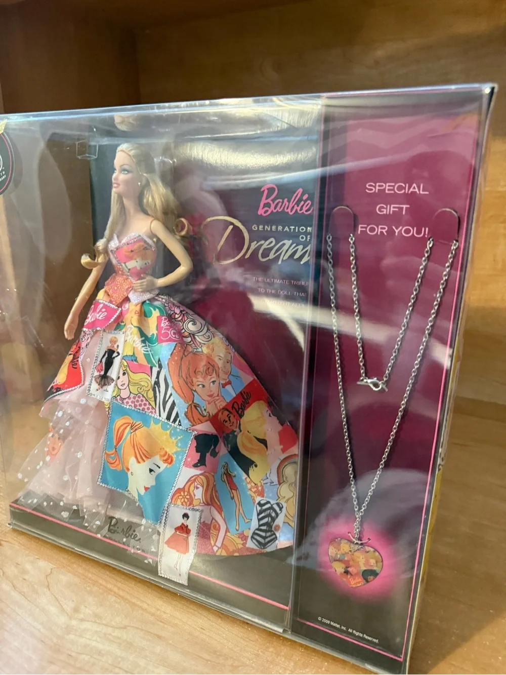 Barbie Generations of Dreams Doll with Heart Necklace - Multicolor